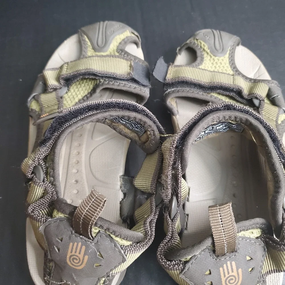 Teva Hiking Sandals Sports Water Green Toachi 6205 Unisex‎ Size 4 Youth Big Kids